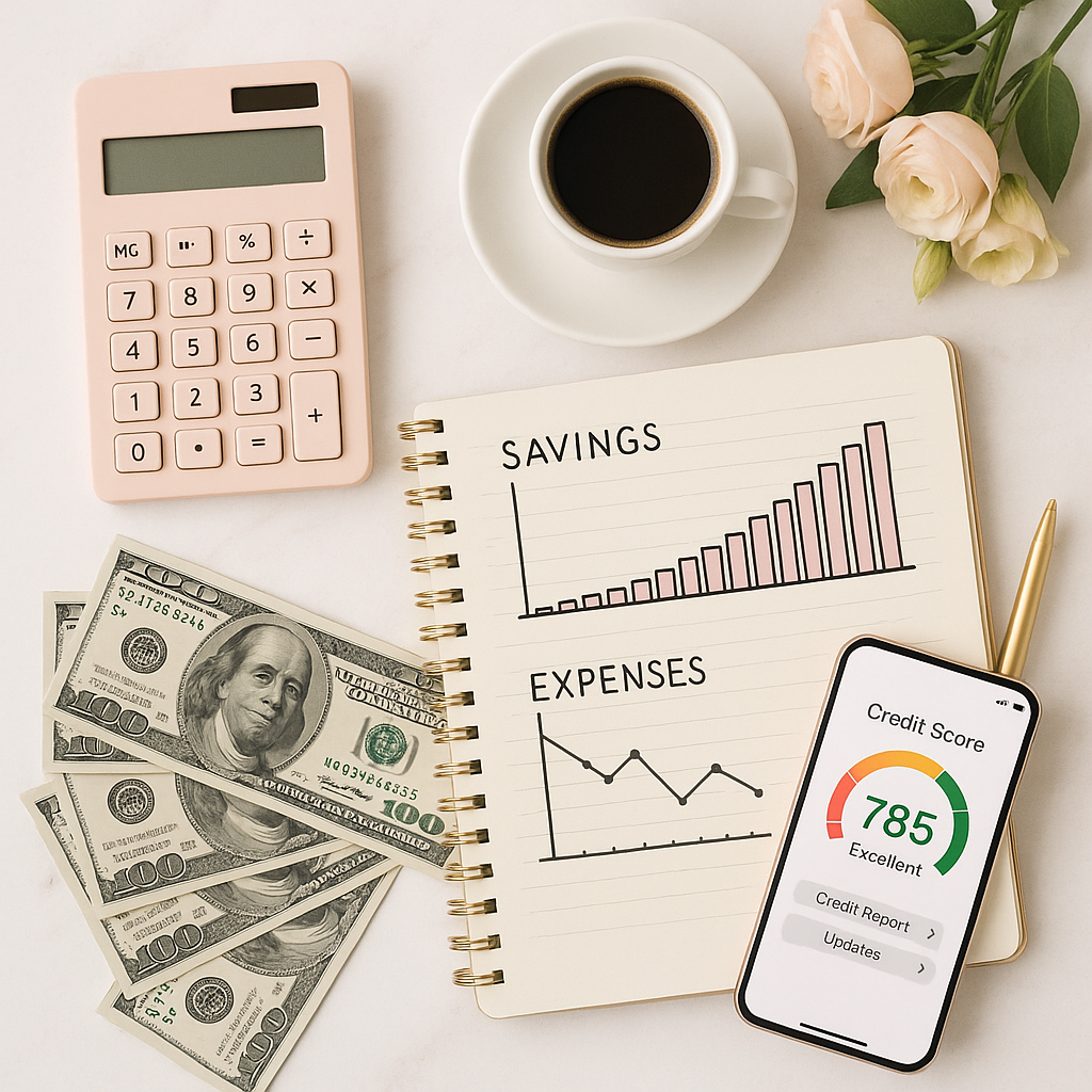 Women's Financial Empowerment Bundle: Credit Education Guide + Progress Tracking Journal